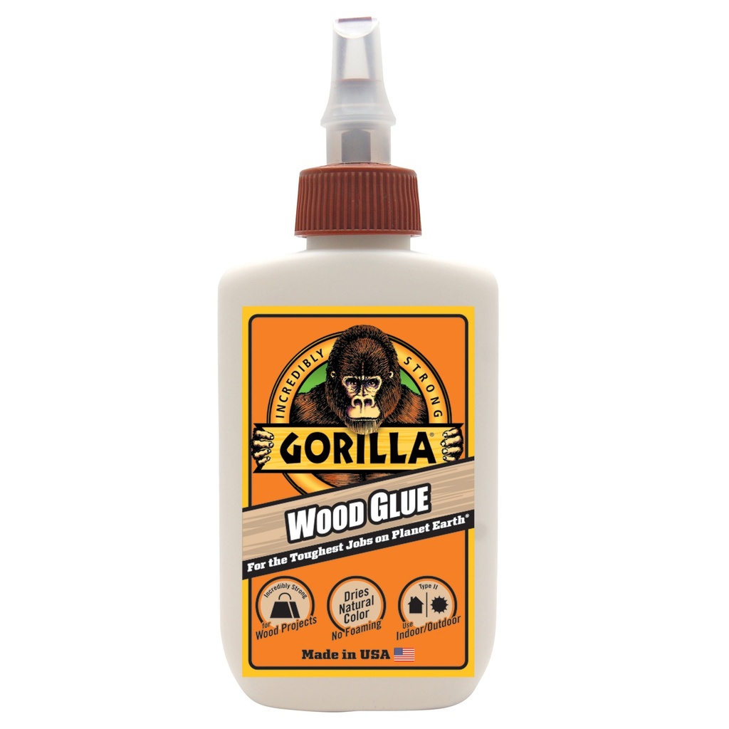Gorilla Light Tan Wood Glue 4 Oz