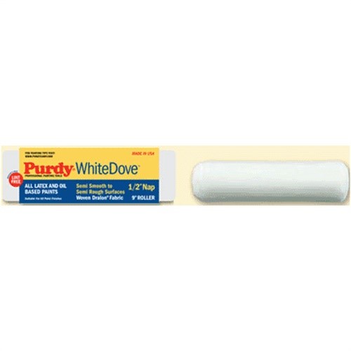 Purdy White Dove Woven Fabric 14 in. W X 1/2 in. Paint Roller Cover 1 Pk