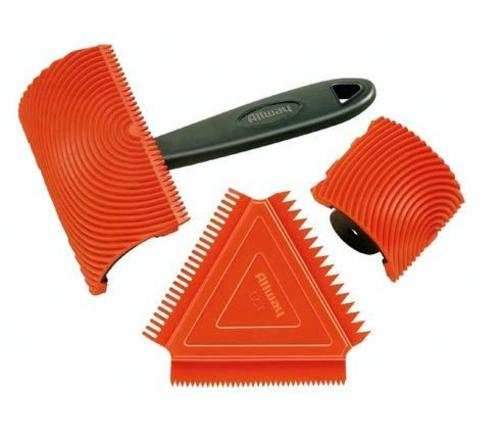 Allway Red Plastic Wood Graining Set