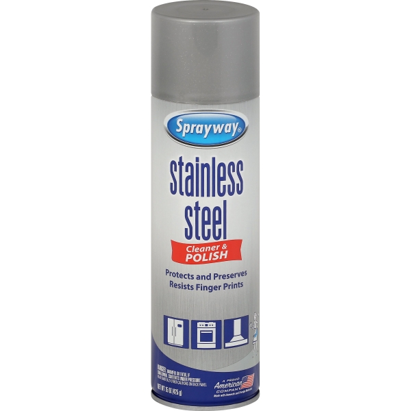 Sprayway No Scent Stainless Steel Cleaner & Polish 15 Oz Spray