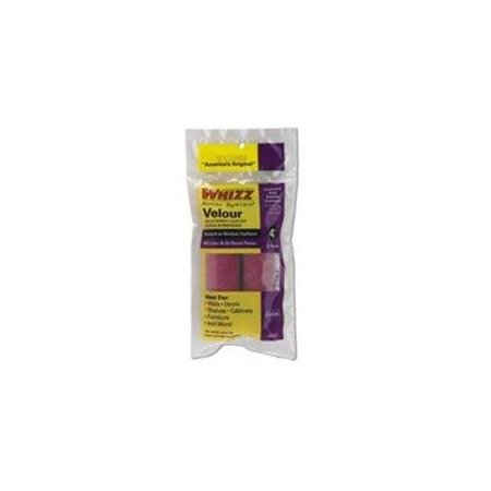 Whizz Velour 4 in. W X 3/16 in. Mini Paint Roller Cover 2 Pk