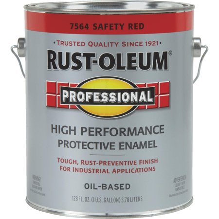 [18033] 1 Gal. High Performance Protective Enamel Gloss Safety Red Oil-Based Interior/Exterior Paint