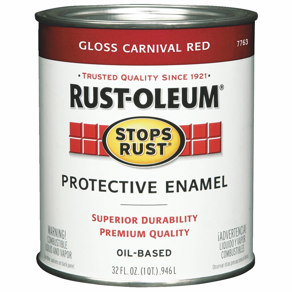 ENAMEL GLS CARNV RED QT
