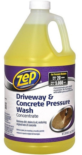 [1827799] Zep Driveway and Concrete Pressure Wash Cleaner Concentrate 1 Gallon