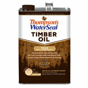Thompson S WaterSeal Penetrating Timber Oil Semi-Transparent Teak Penetrating Timber Oil 1 Gal