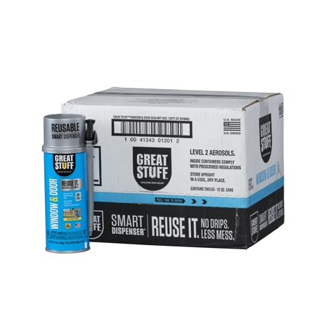 Great Stuff Window & Door Yellow Polyurethane Foam Insulating Insulating Sealant 12 Oz