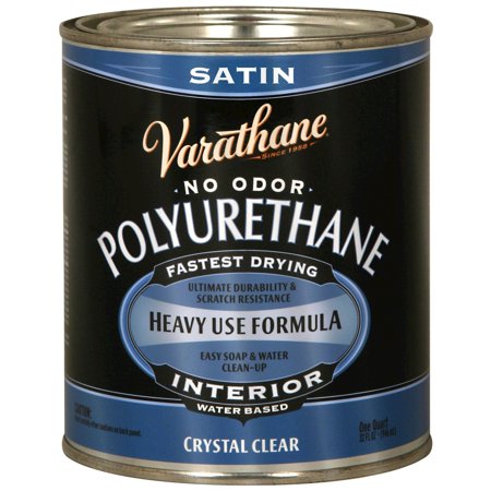 1 Qt. Clear Satin Water-Based Interior Polyurethane