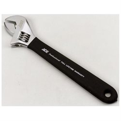 Ace Adjustable Wrench 10 in. L 1 Pc