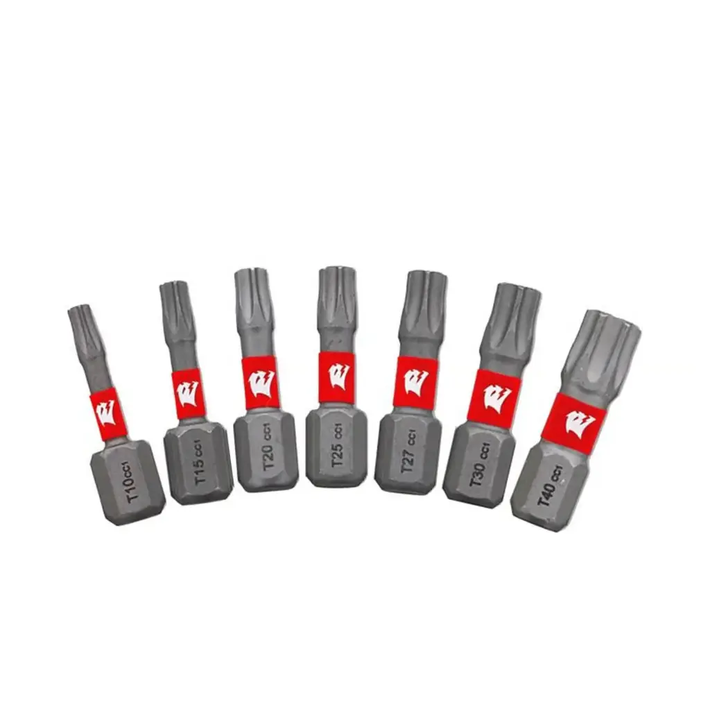 Diablo Torx 1 in. L Drive Bit Set Black Oxide 7 Pc
