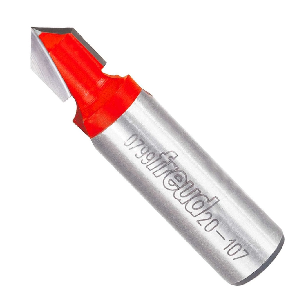 Freud 3/8 in. (Dia.) V Grooving Bit with 1/2 in. Shank - 20-107