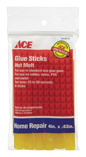 .43 in. Dia. X 4 in. L Extra Strength Glue Sticks Clear (6 per Pack)