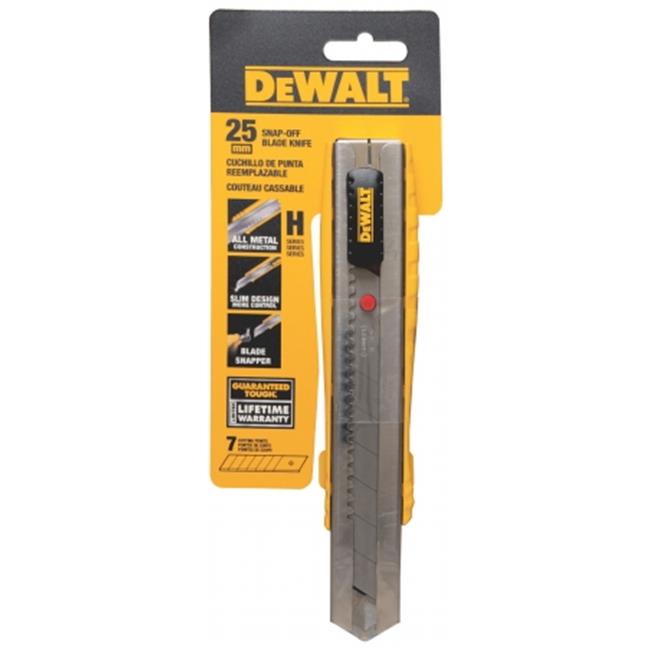 DEWALT SNAP OFF UTLTY KNFE 25MM