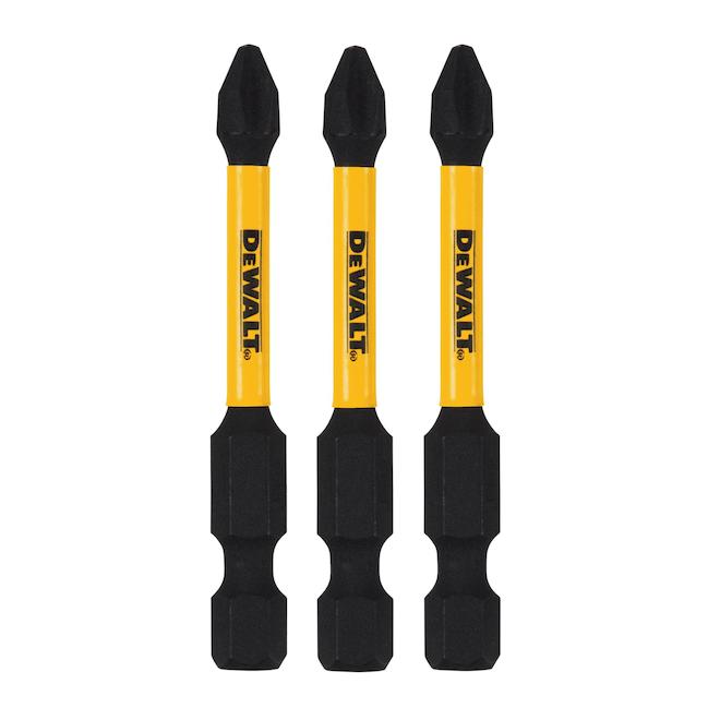 [2032521] DeWalt FlexTorq Phillips #2 X 2.25 in. L Drill and Driver Bit Set Steel 3 Pc