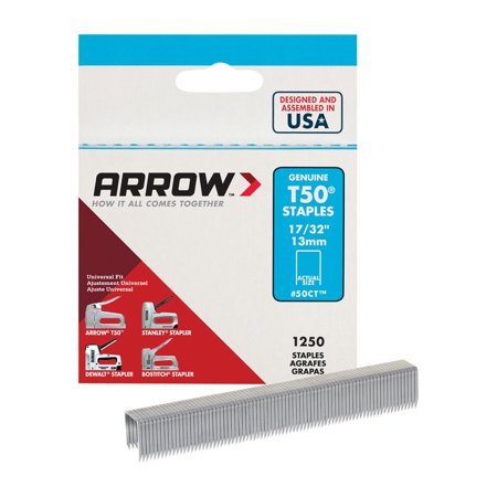 Arrow T50 17/32 in X 3/8 in Ceiling Staples - 1250 Count