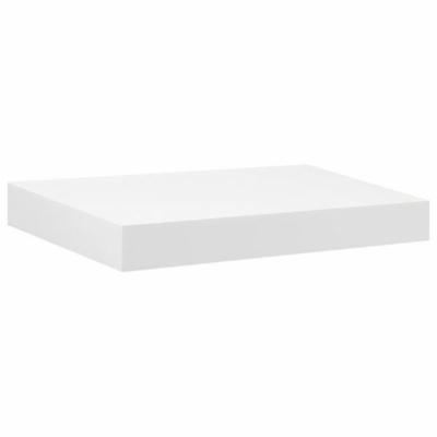 BIG BOY 45.3 in. X 9.8 in. X 2 in. White MDF Floating Decorative Wall Shelf with Brackets