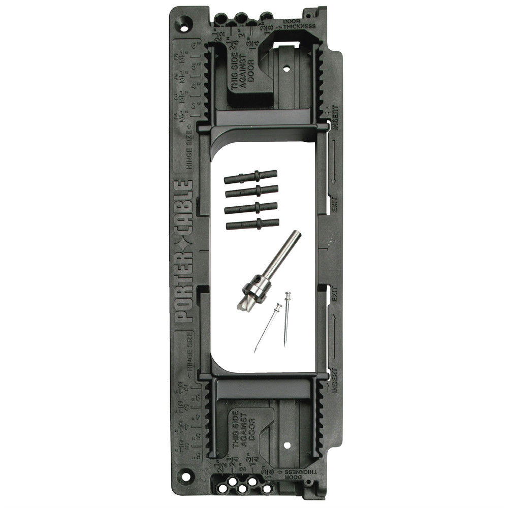 Porter Cable 15.9 in. L X 7 in. W Door Hinge Template 1 Pc