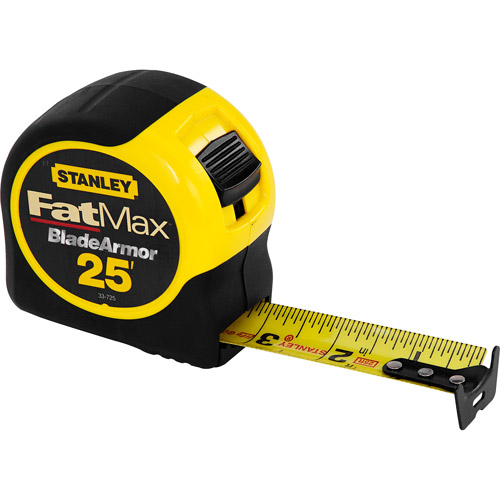STANLEY FatMax 25 Ft. L X 1.25 in. W Compact Wide Blade Tape Measure 1 Pk