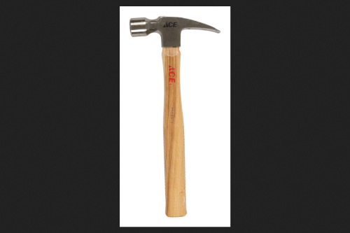 Ace 20 Oz Smooth Face Rip Hammer Hickory Handle