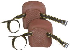 [21018] CLC 5.25 in. L X 2 in. W Rubber Knee Pads Brown