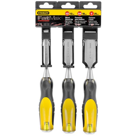 [2107597] Stanley FatMax Thru-Tang Wood Chisel Set 3 Pk