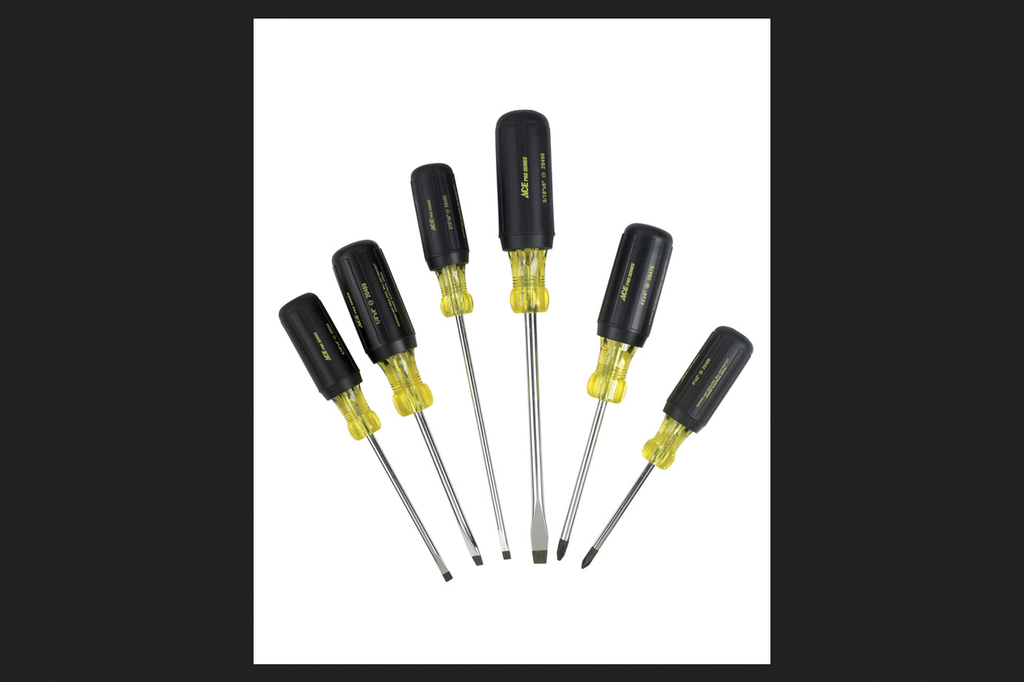Ace Pro 6 Piece Assorted Screwdriver Set
