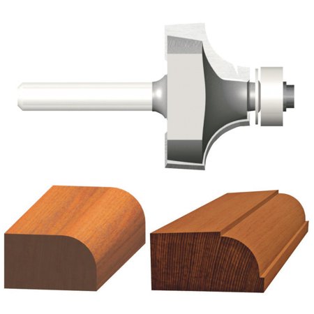 Vermont American 1 in. D X 1/8 in. X 2-1/8 in. L Carbide Tipped Cove & Bead Router Bit