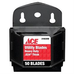 Ace Carbon Steel Heavy Duty Replacement Blade 50 Pk