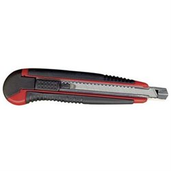 Ace 5 in. Sliding Snap Knife Black/Red 1 Pk