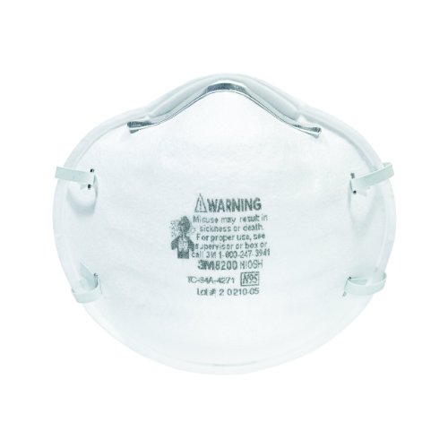 3M N95 Sanding and Fiberglass Respirator White 10 Pc
