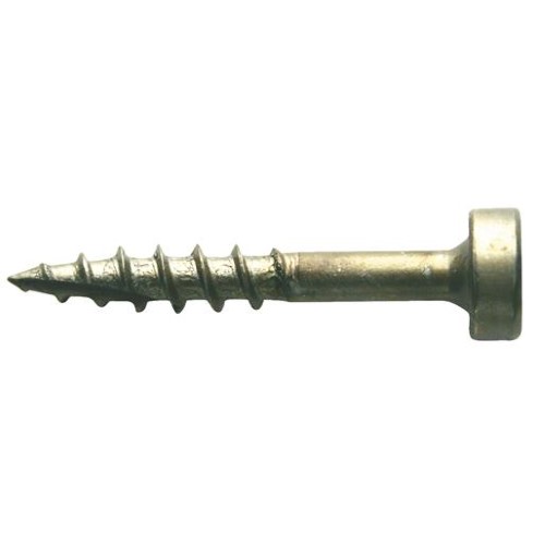 Kreg No. 7 X 1 in. L Square Zinc-Plated Coarse Pocket-Hole Screw 100 Pk
