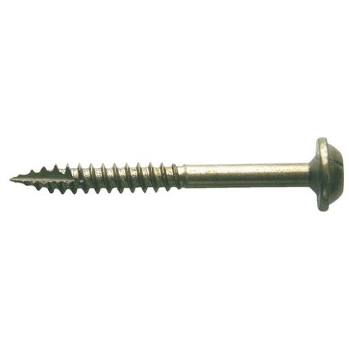 Kreg No. 8 X 1-1/2 in. L Square Zinc-Plated Fine Pocket-Hole Screw 100 Pk