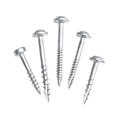 Kreg No. 7 X 1-1/4 in. L Square Zinc-Plated Fine Pocket-Hole Screw 500 Pk