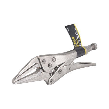 Steel Grip 6 in. Steel Long Nose Locking Pliers