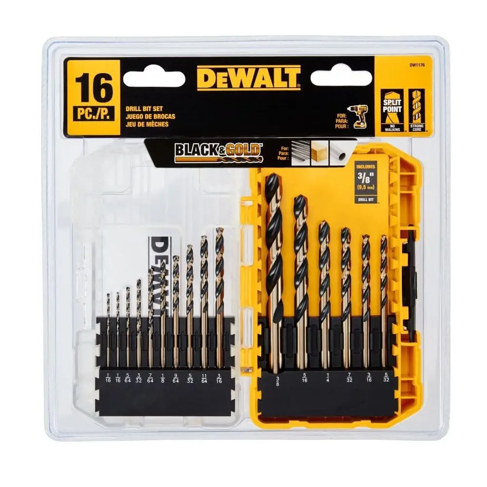 DEWALT 16 Piece Black Oxide Set - DW1176