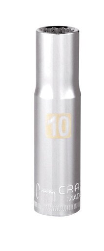 [2296473] Craftsman 10 Mm X 3/8 in. Drive SAE 12 Point Deep Socket 1 Pc