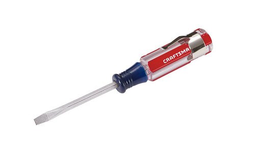 CRAFTSMAN 1/8 Inch X 2-1/2 Inch Slotted Acetate Screwdriver - CMHT65017