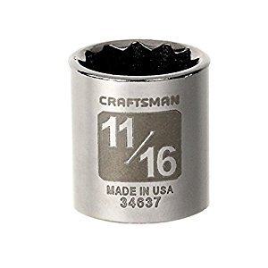 Cm Sckt 3/8dr 11/16 12pt