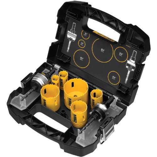 DEWALT HOLESAW PLUMBER KIT 9PC