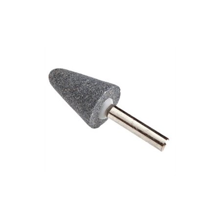 Forney 1-1/8 in. D X 3/4 in. L Aluminum Oxide Stem Mounted Point Cone 38550 RPM 1 Pc