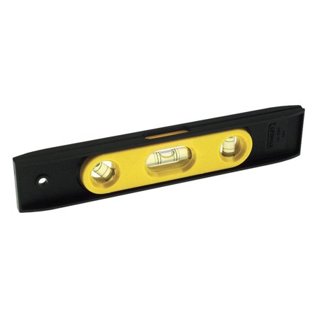 [23814] Stanley 9 in. Plastic Magnetic Torpedo Level 3 Vial
