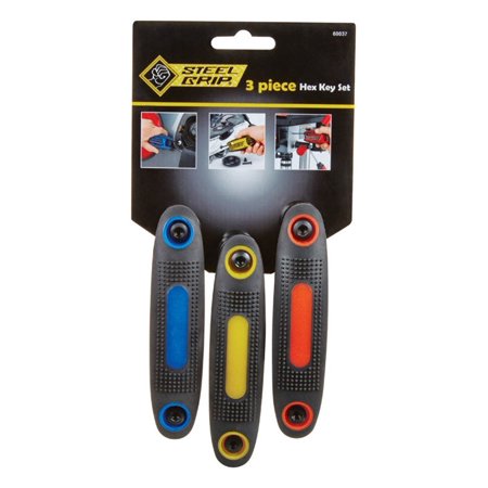 Steel Grip SAE Fold-up Hex Key Set 3 Pc. 