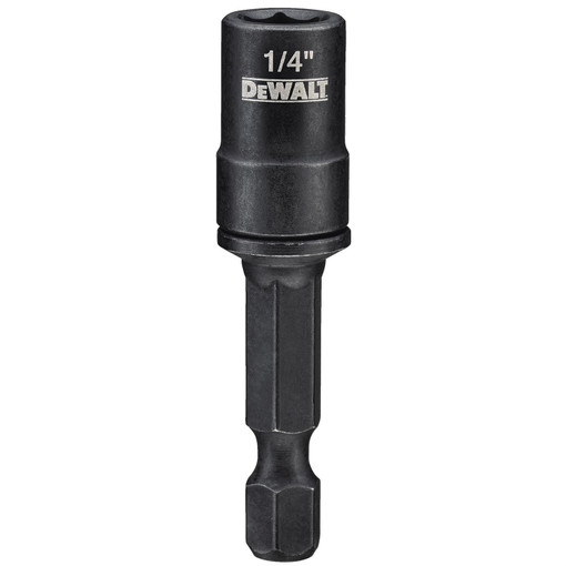 DeWalt Impact Ready 1/4 in. X 2-9/16 in. L Black Oxide Nut Driver 1 Pc
