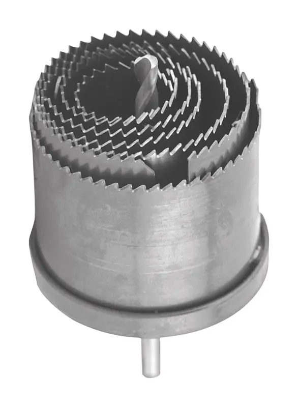 GreatNeck Assorted in. Steel 1 in. L X 1/4 in. D 7-in-1 Hole Saw