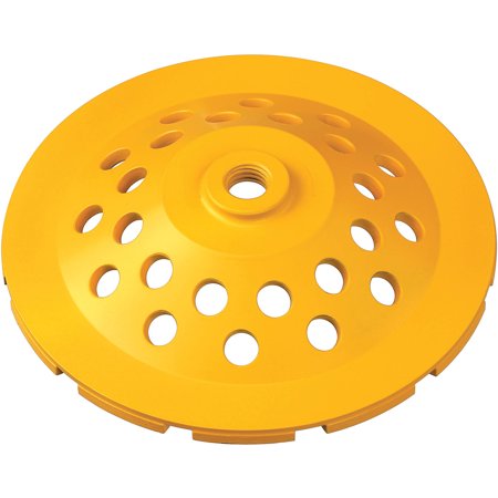 DEWALT DIAM CUP WHEEL DBL RW 7"