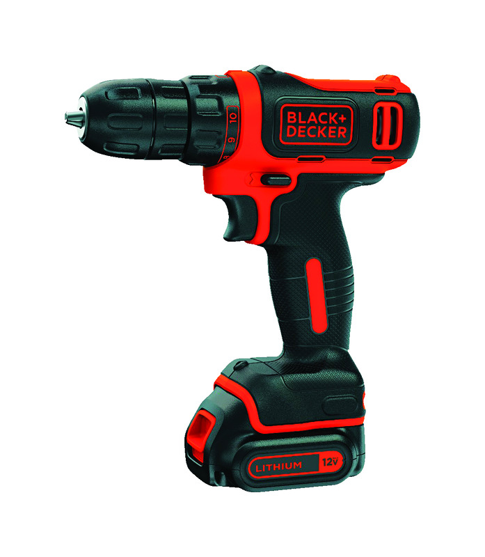 BlackDecker 12Volt Max 3/8In Cordless Drill 1Battery Included and Charger Included