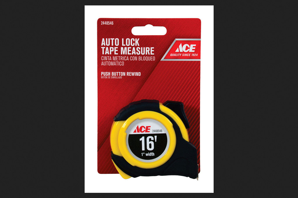 Ace 16 Ft. L X 1 in. W Auto Lock Tape Measure 1 Pk