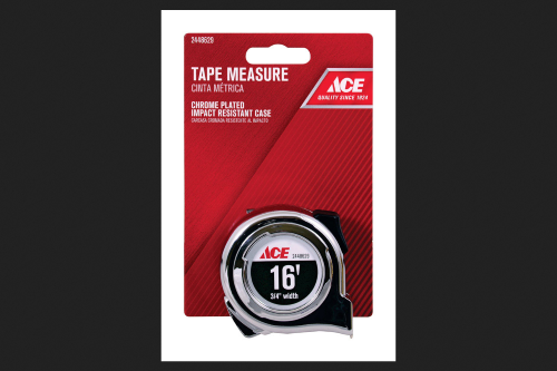 TAPE RULE 3/4"X16'CHROME