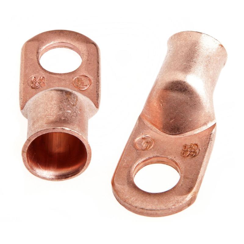 Lug for #4/0 Cable, 1/2" Stud, Premium Copper
