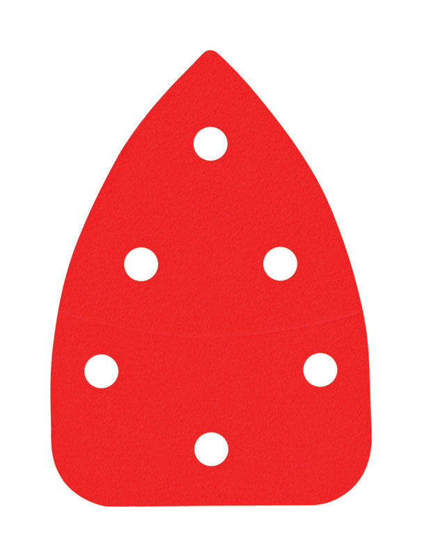 Diablo 5-1/2 in. L X 3-7/8 in. W 80 Grit Aluminum Oxide Mouse Sandpaper 5 Pk