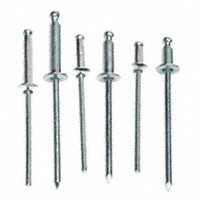 Arrow 1/8 in. D Aluminum Rivet Set Silver 120 Pk